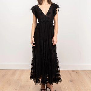 Ulla Johnson Dress with Lace in Black